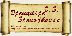 Đenadije Stanojković vizit kartica